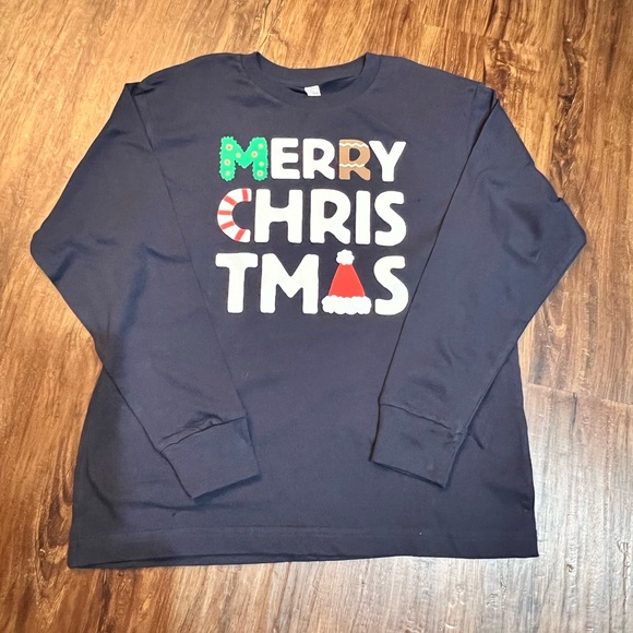 Live and Tell Other - Christmas long sleeve youth size M T shirt NWOT